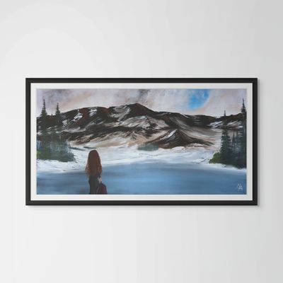 dreamy discovery framed print