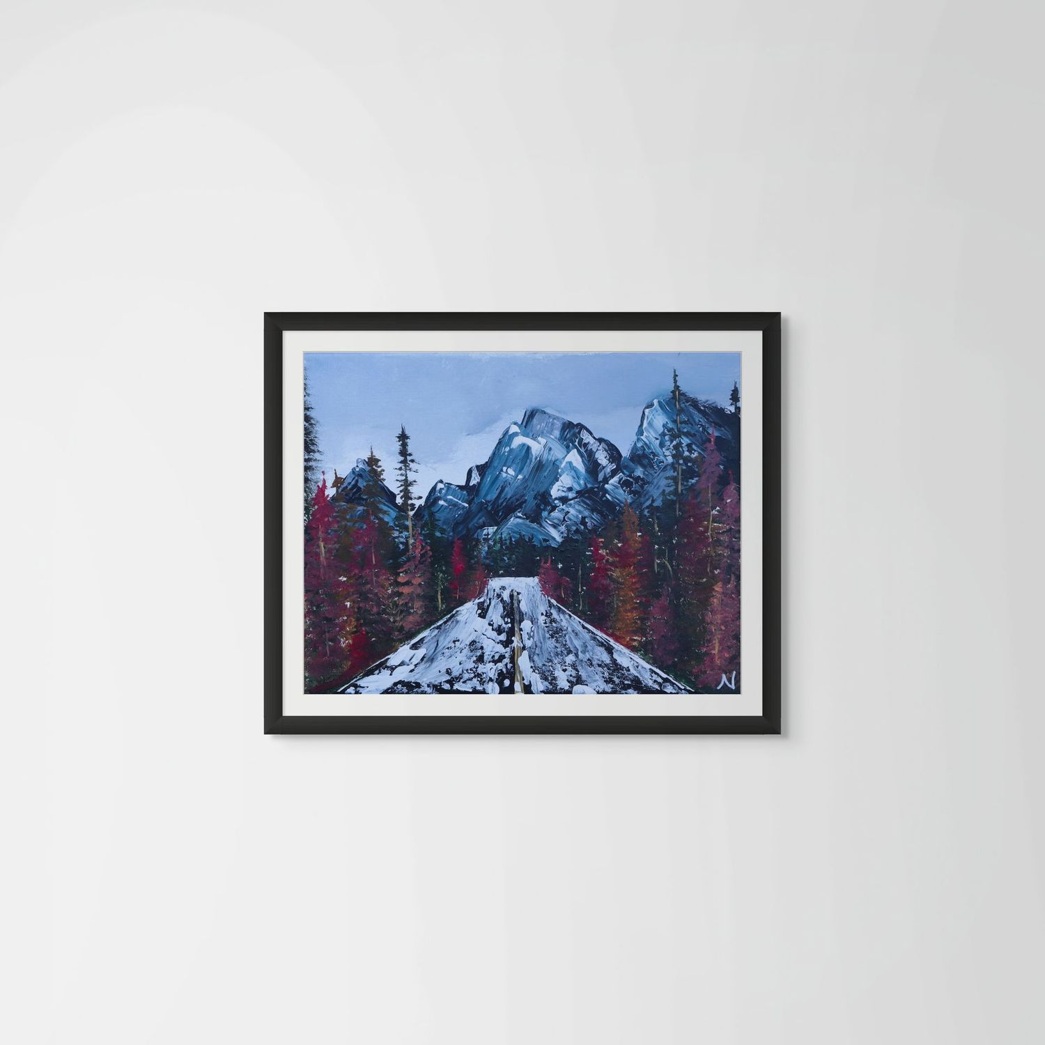perseverance peak framed print