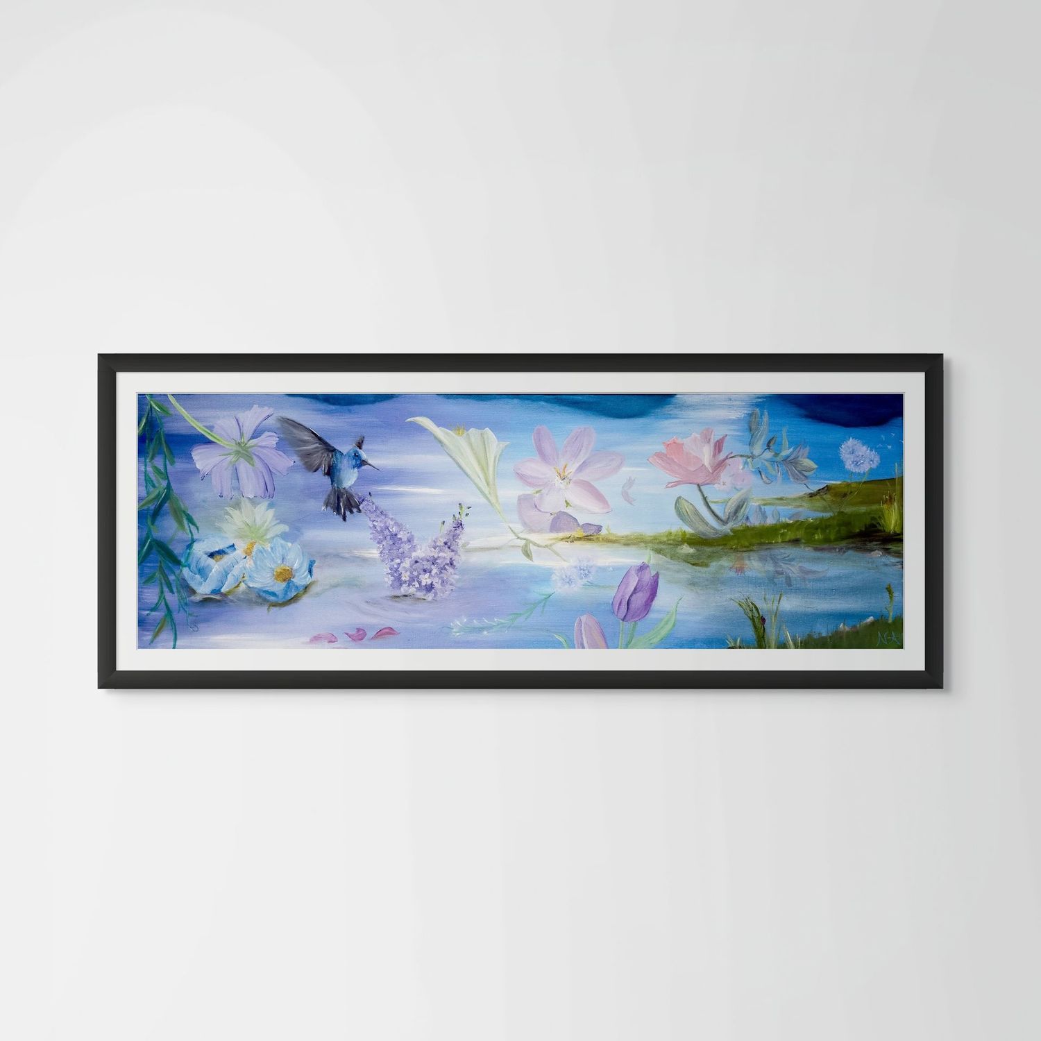 dance of the wildflowers framed print