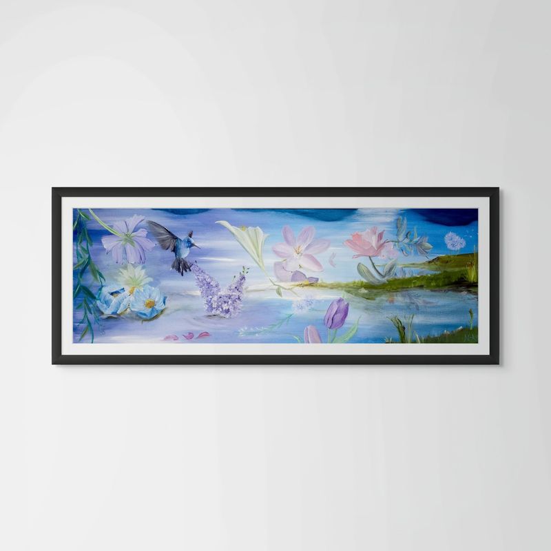 dance of the wildflowers framed print