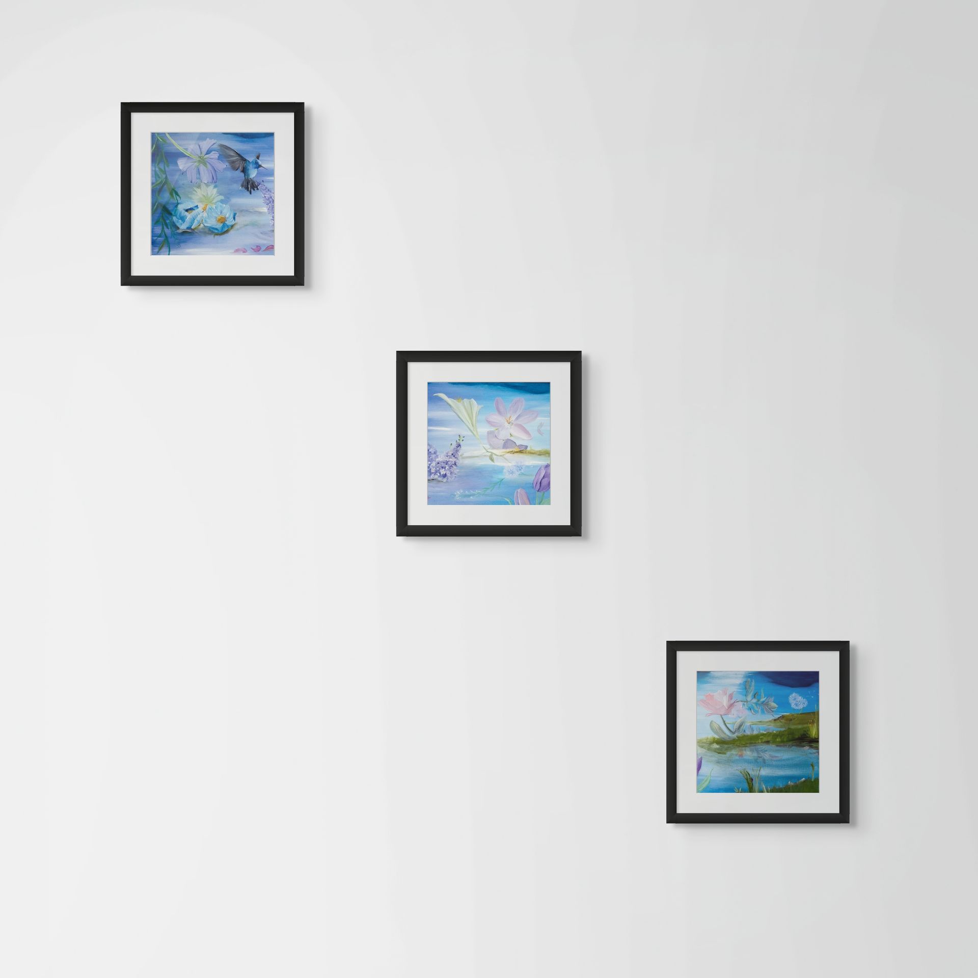 dance of the wildflowers framed print