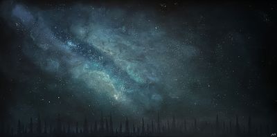 glittering galaxy