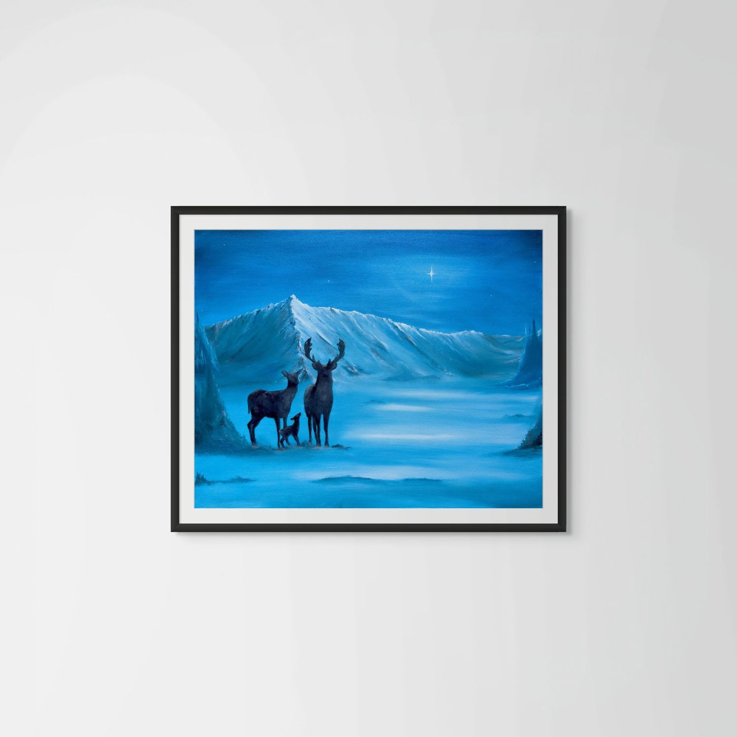 guided by light framed print