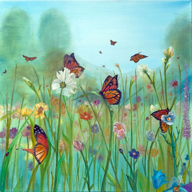 butterfly valley original art