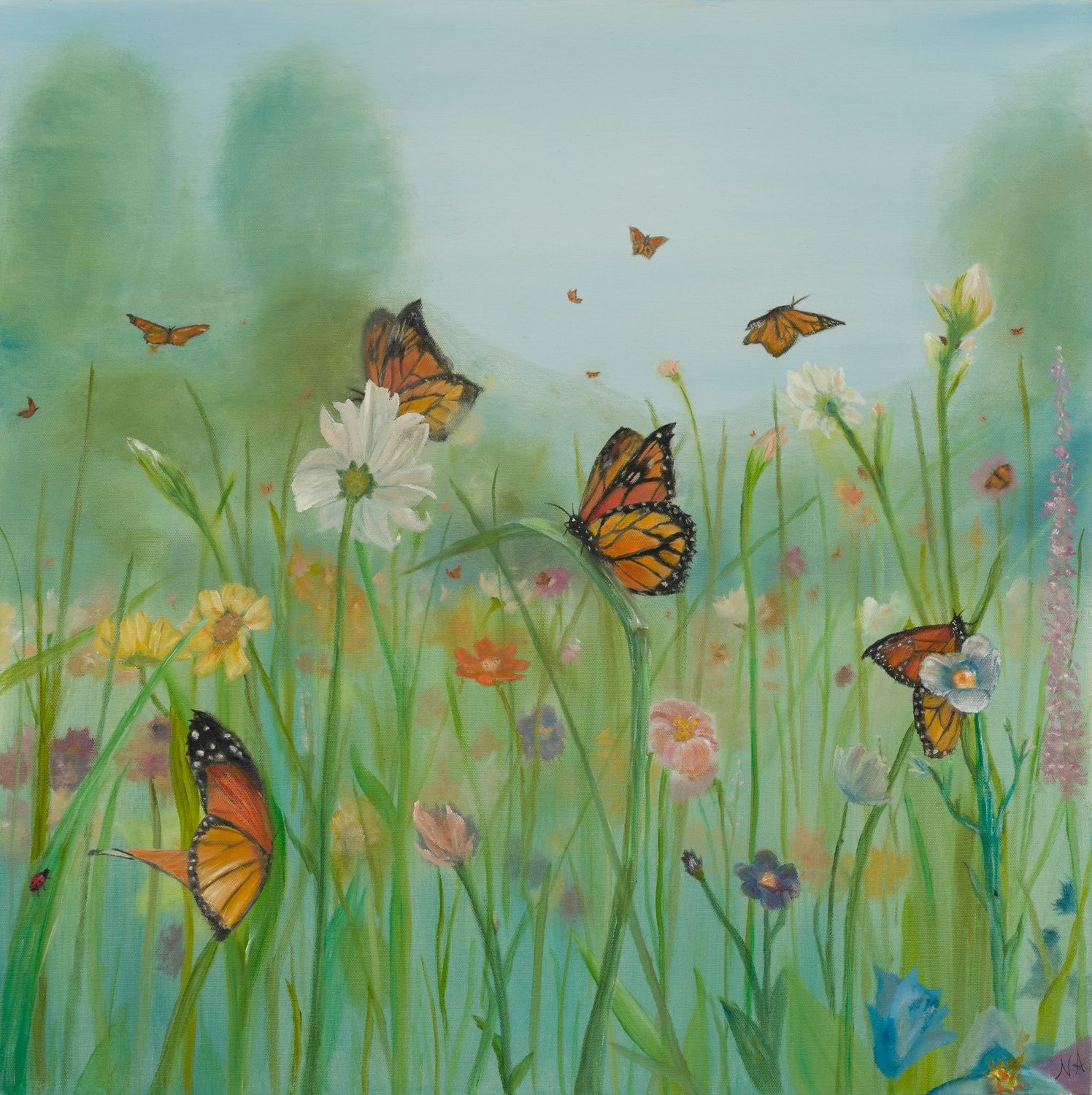 butterfly valley original art
