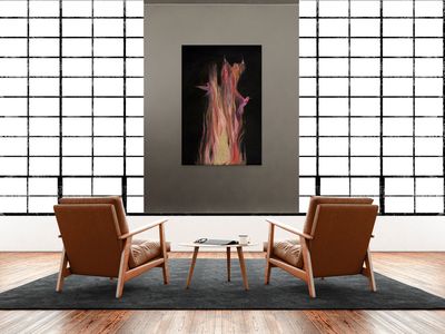 through the flames original art