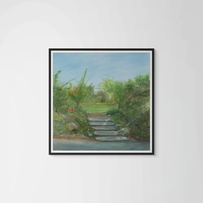 the peaceful framed print