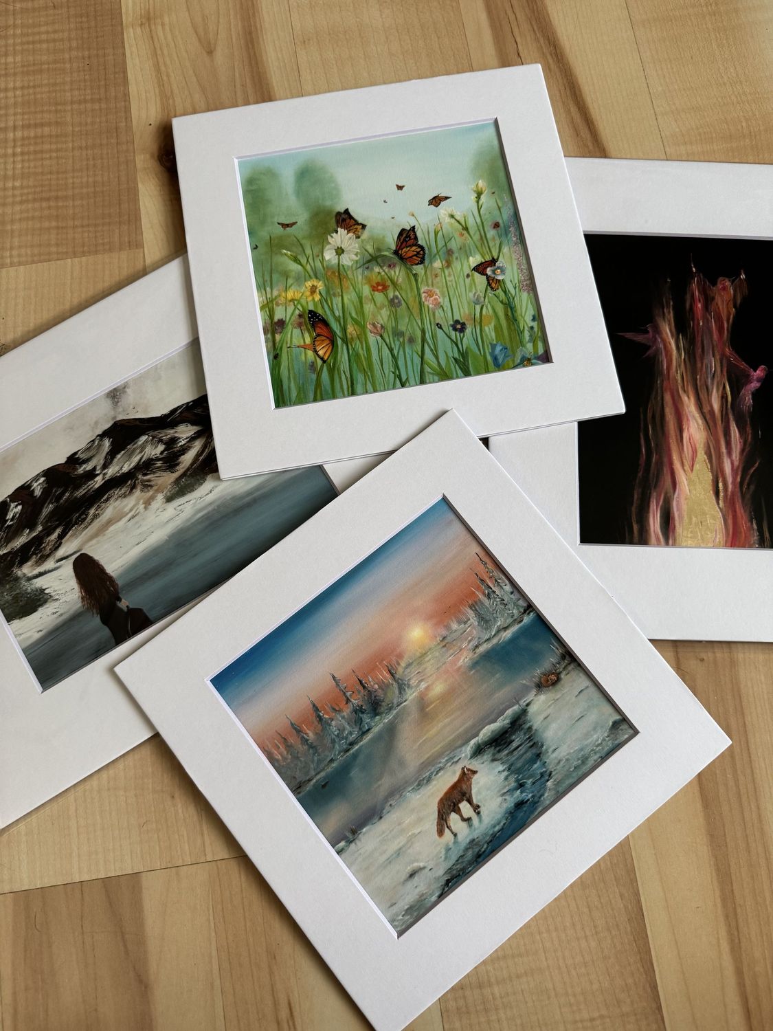 fine art matted prints