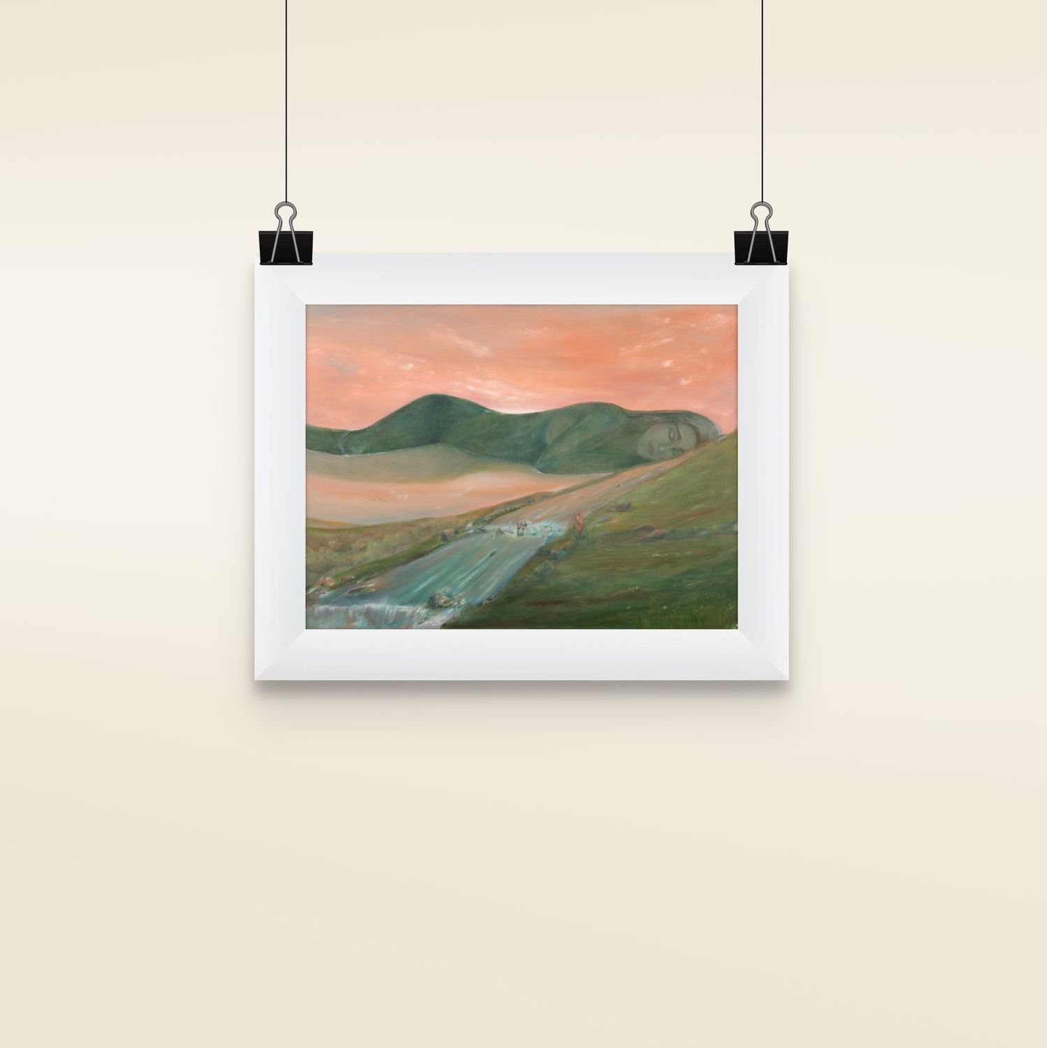 one with nature matted print