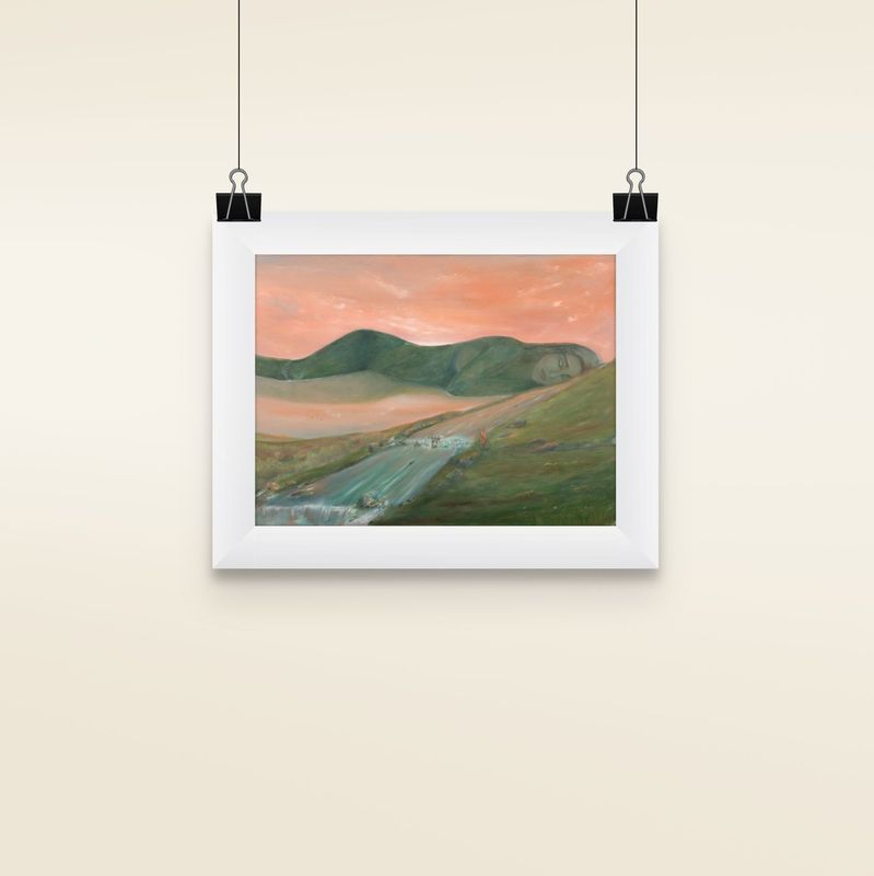 one with nature matted print