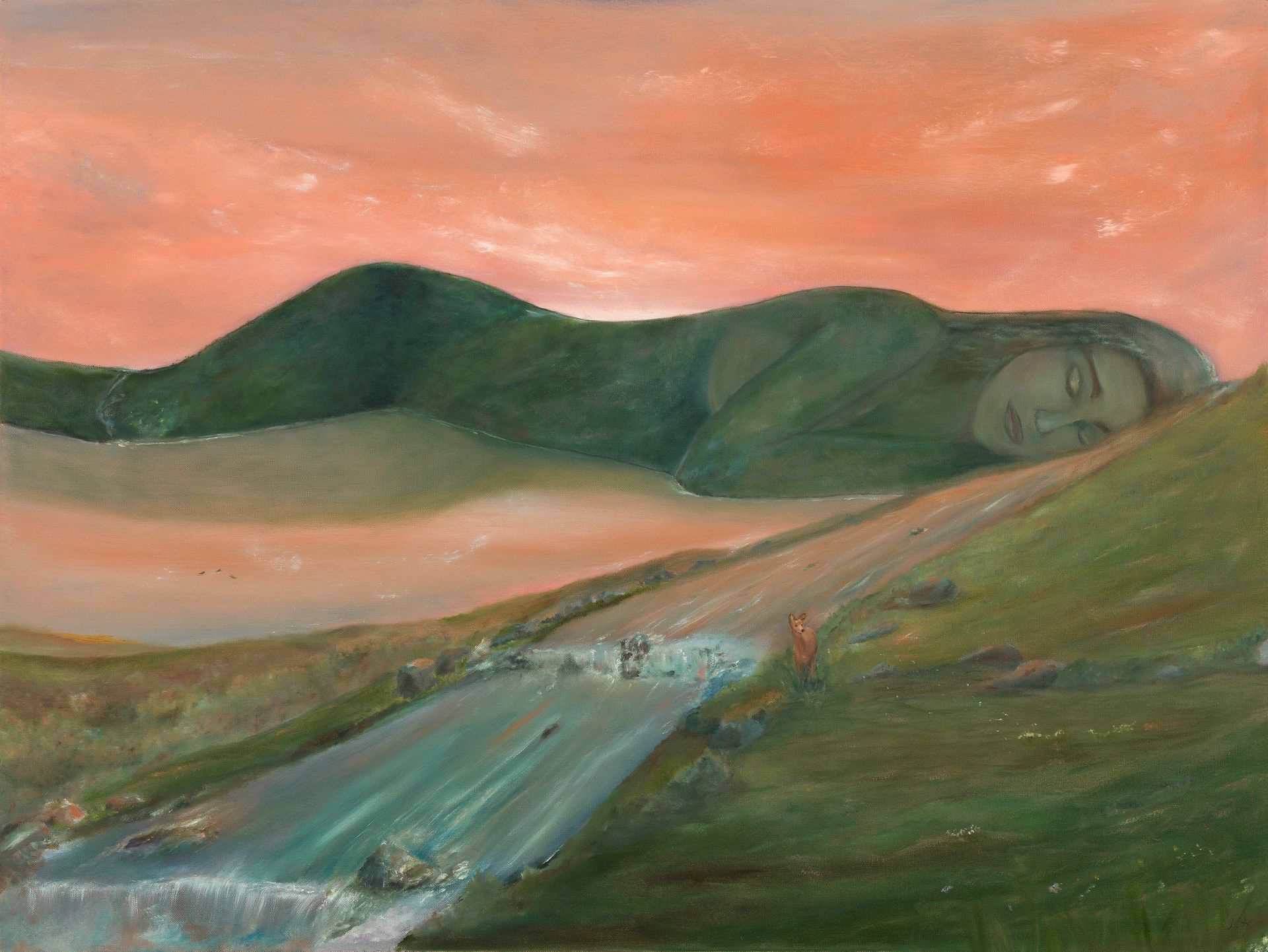 one with nature matted print