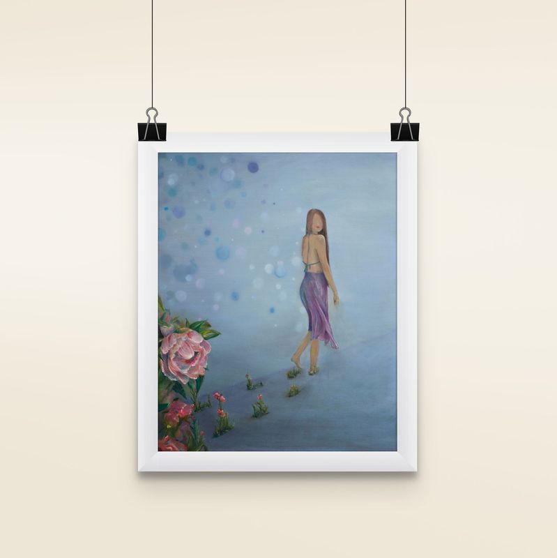 better than how i found it matted print