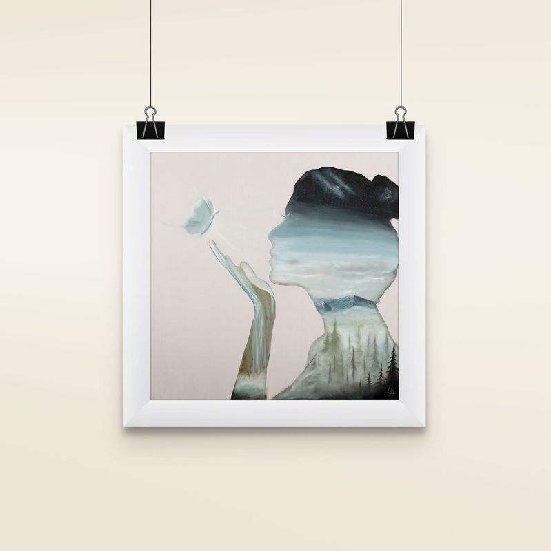 she's got soul matted print