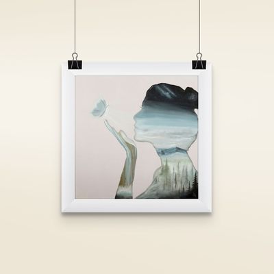she's got soul matted print