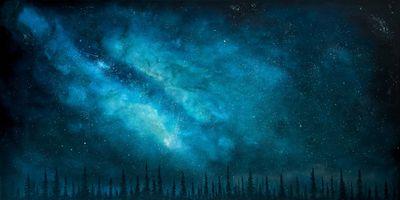 glittering galaxy
