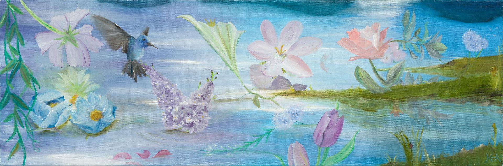 dance of the wild flowers original art
