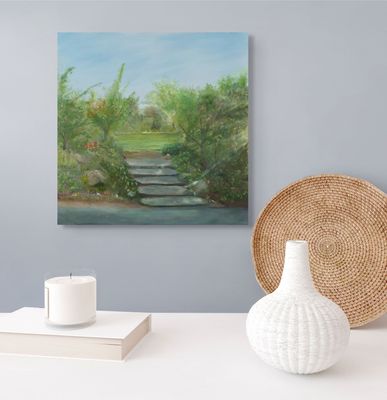 the peaceful garden original art