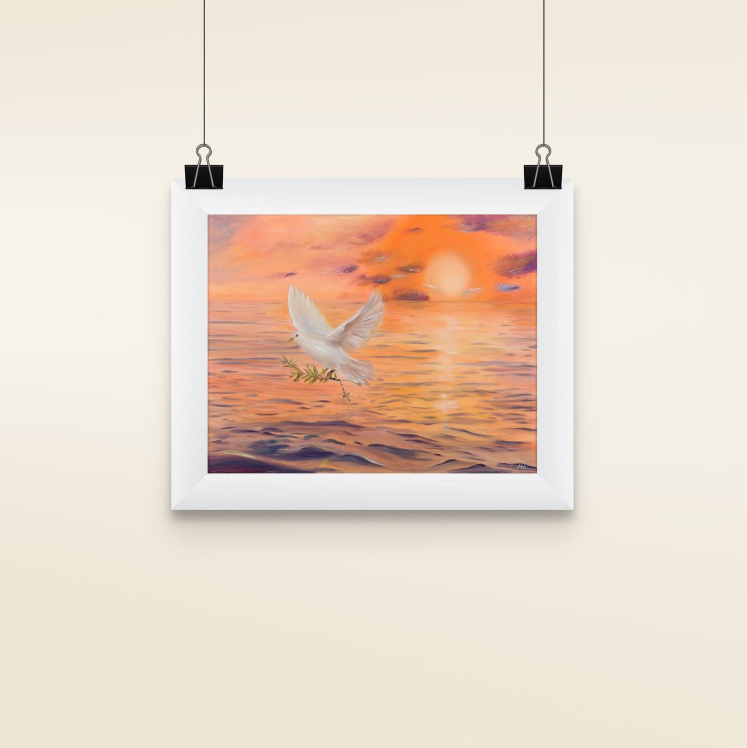 hebrews 11 matted print