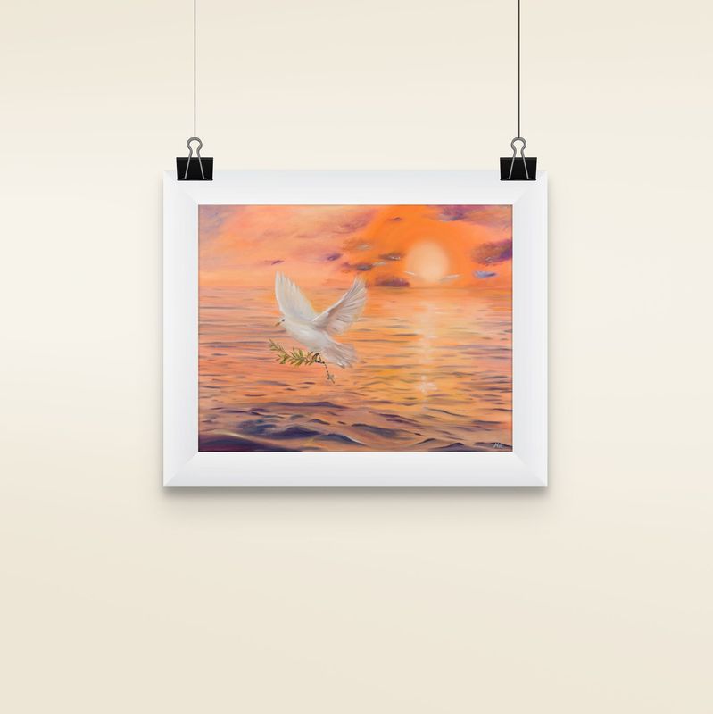 hebrews 11 matted print