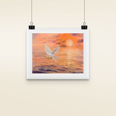 hebrews 11 matted print