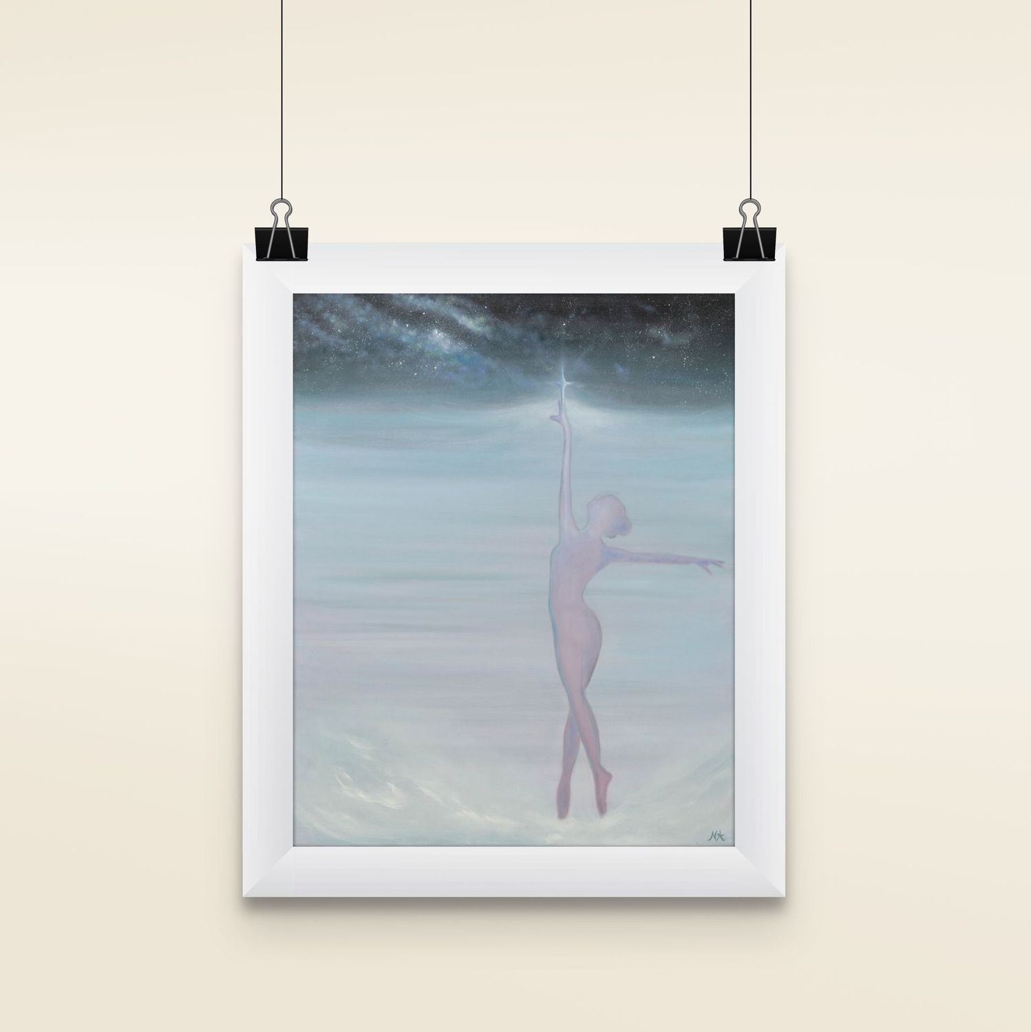 she's got dreams matted print