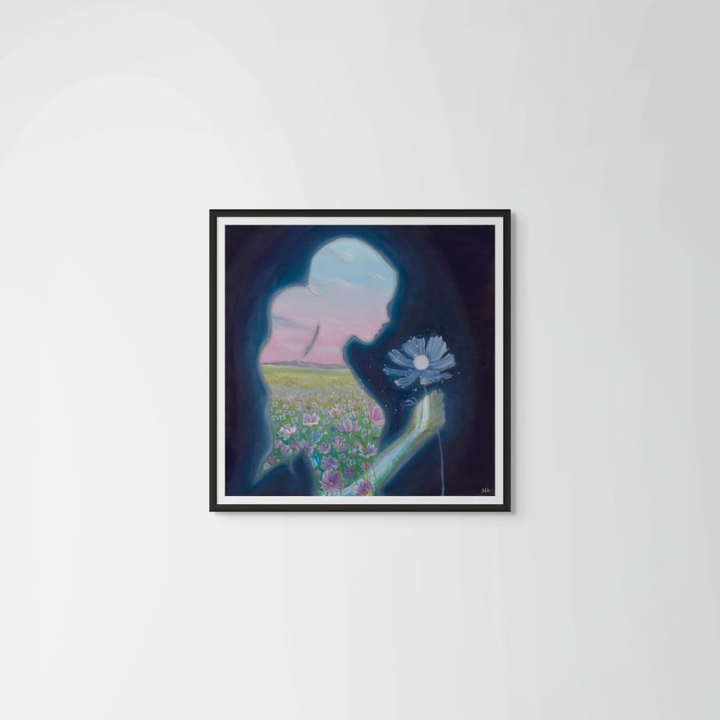 she's got hope framed print she's got hope framed print