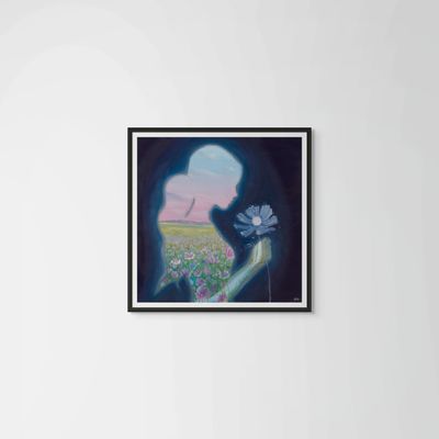 she's got hope framed print