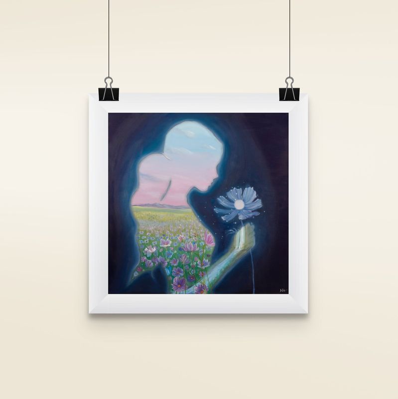 she's got hope matted print