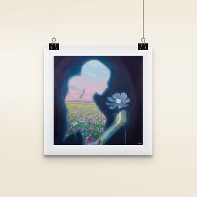 she's got hope matted print