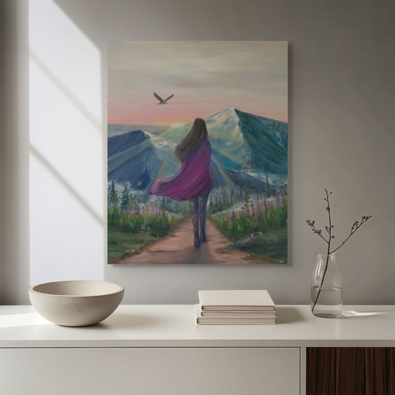 her calling original art her calling original art
