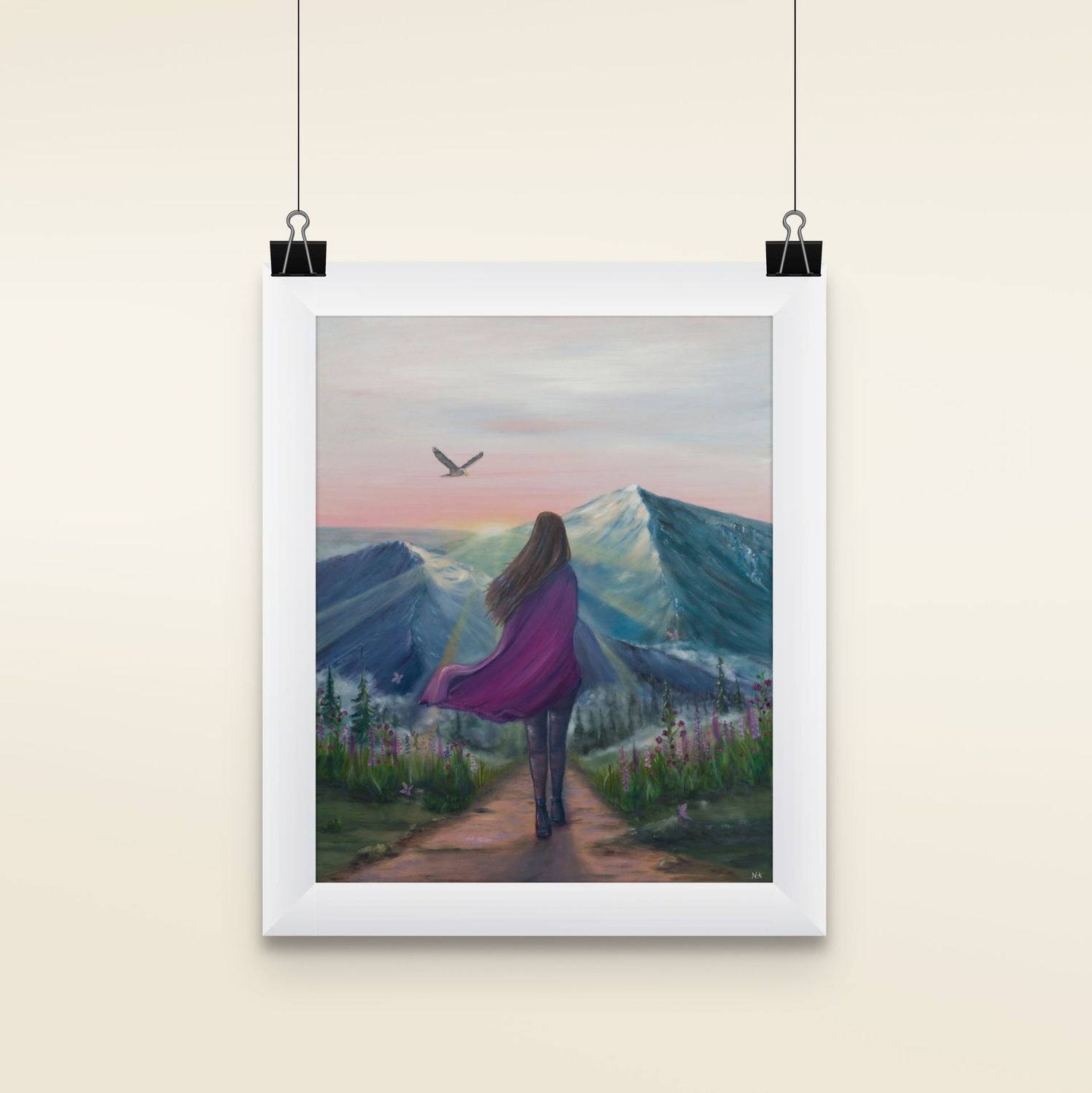 her calling matted print
