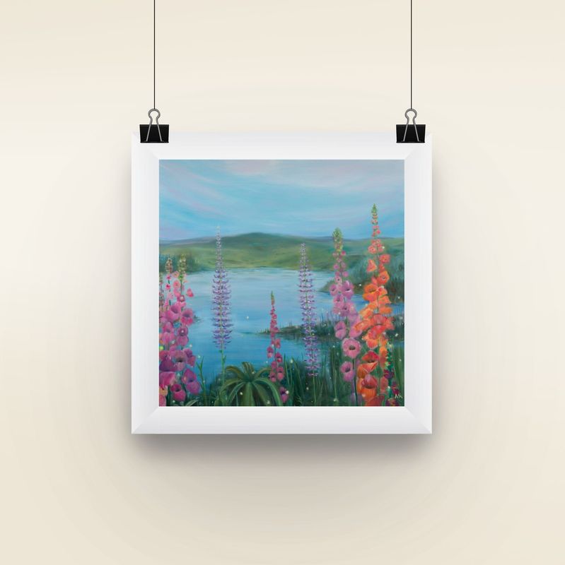 firefly cove matted print