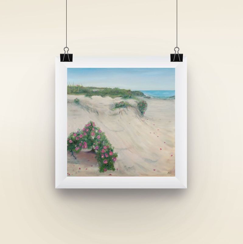 oasis by the sea matted print