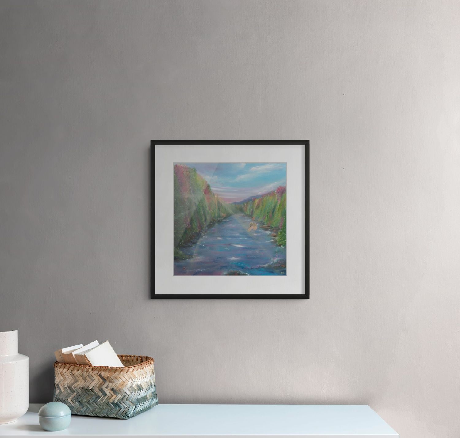 where the river flows artist proof