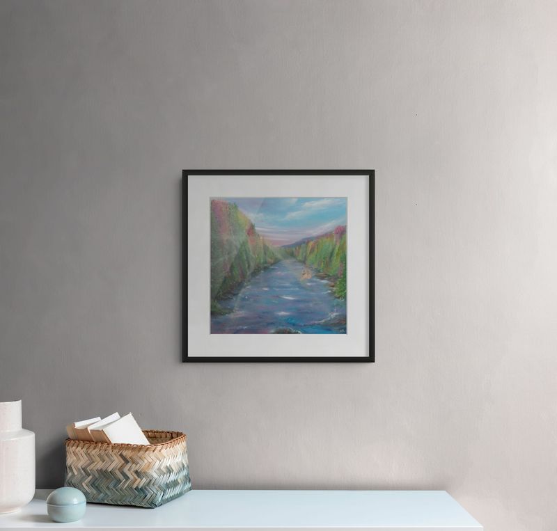 where the river flows artist proof where the river flows artist proof