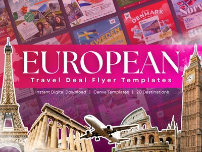 20 European Travel Deals Flyers
