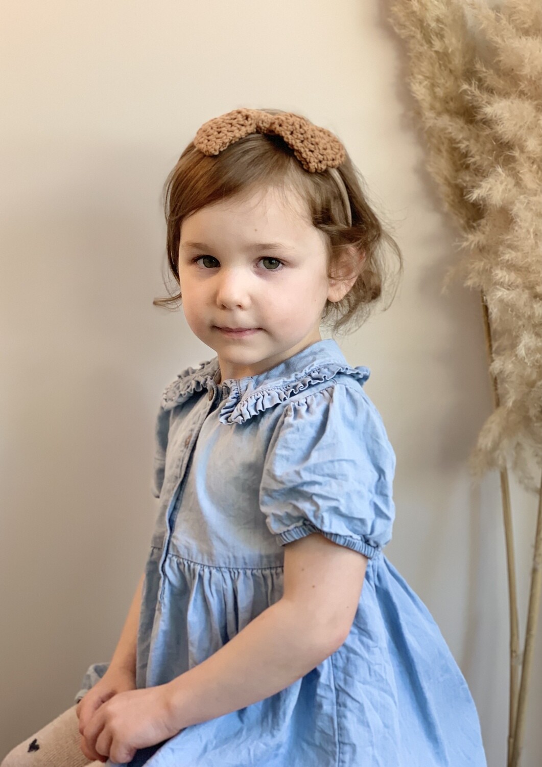 Large headband bow (coffee)