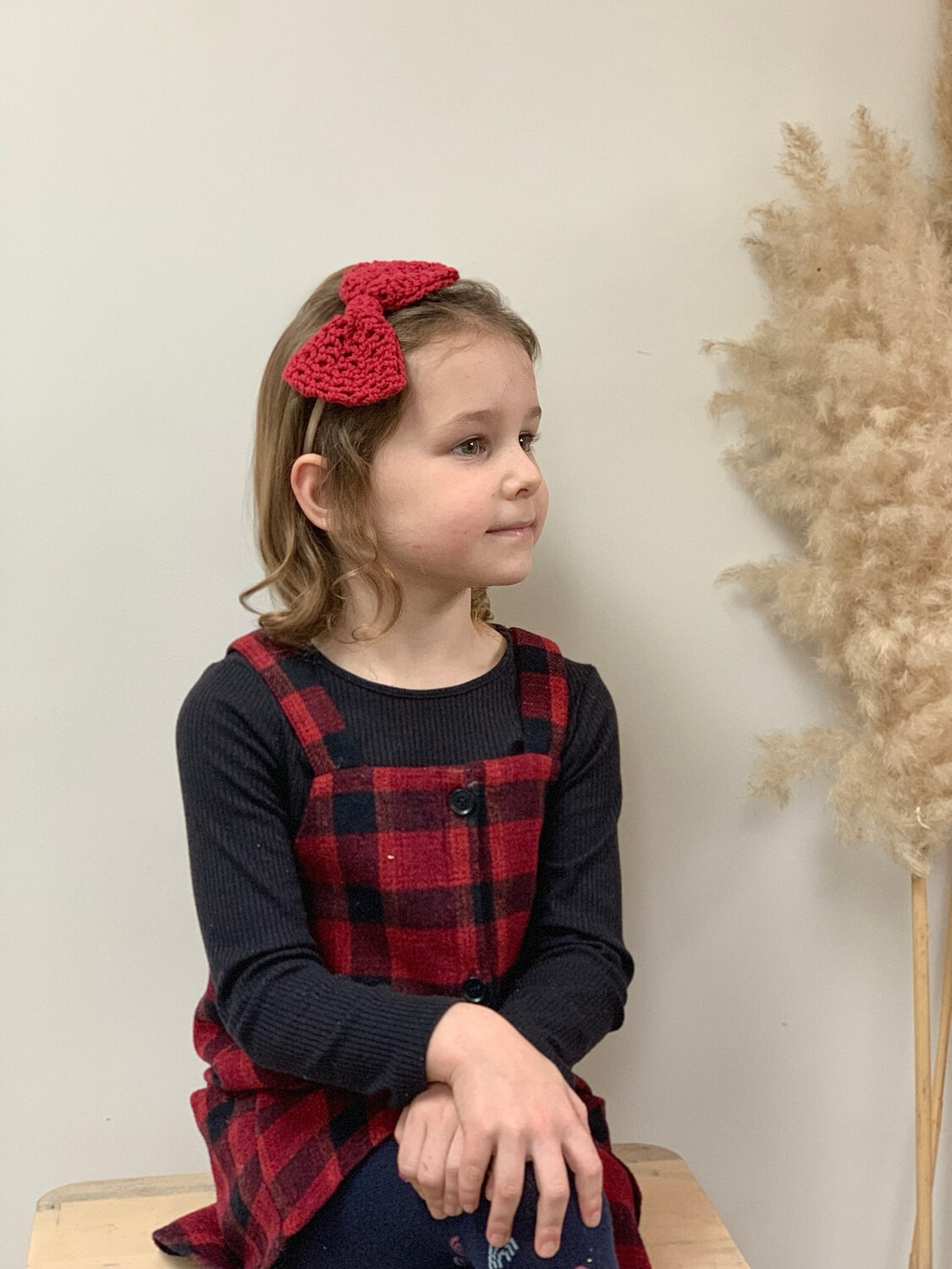 Christmas Hair Bow Headband