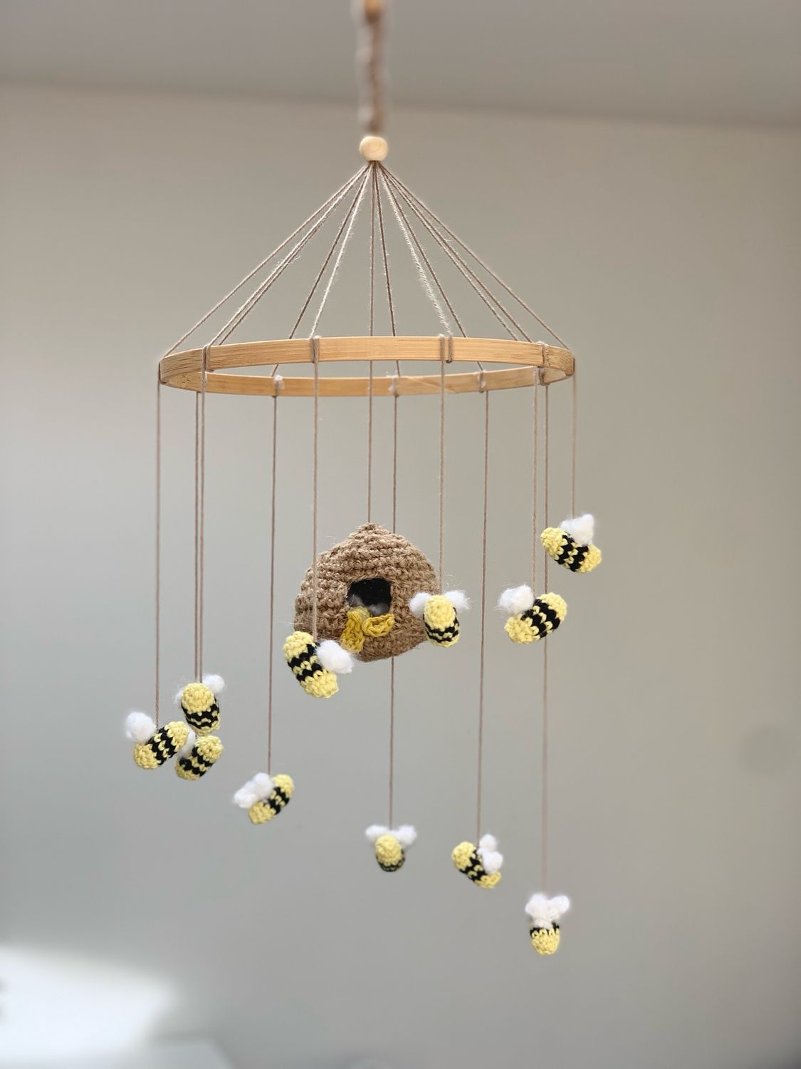Bumble Bee Baby Mobile