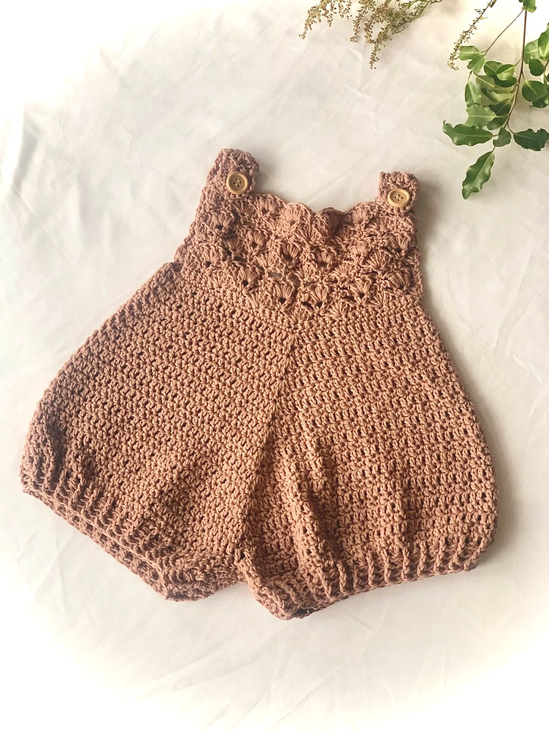 Handmade baby romper 6-9 months