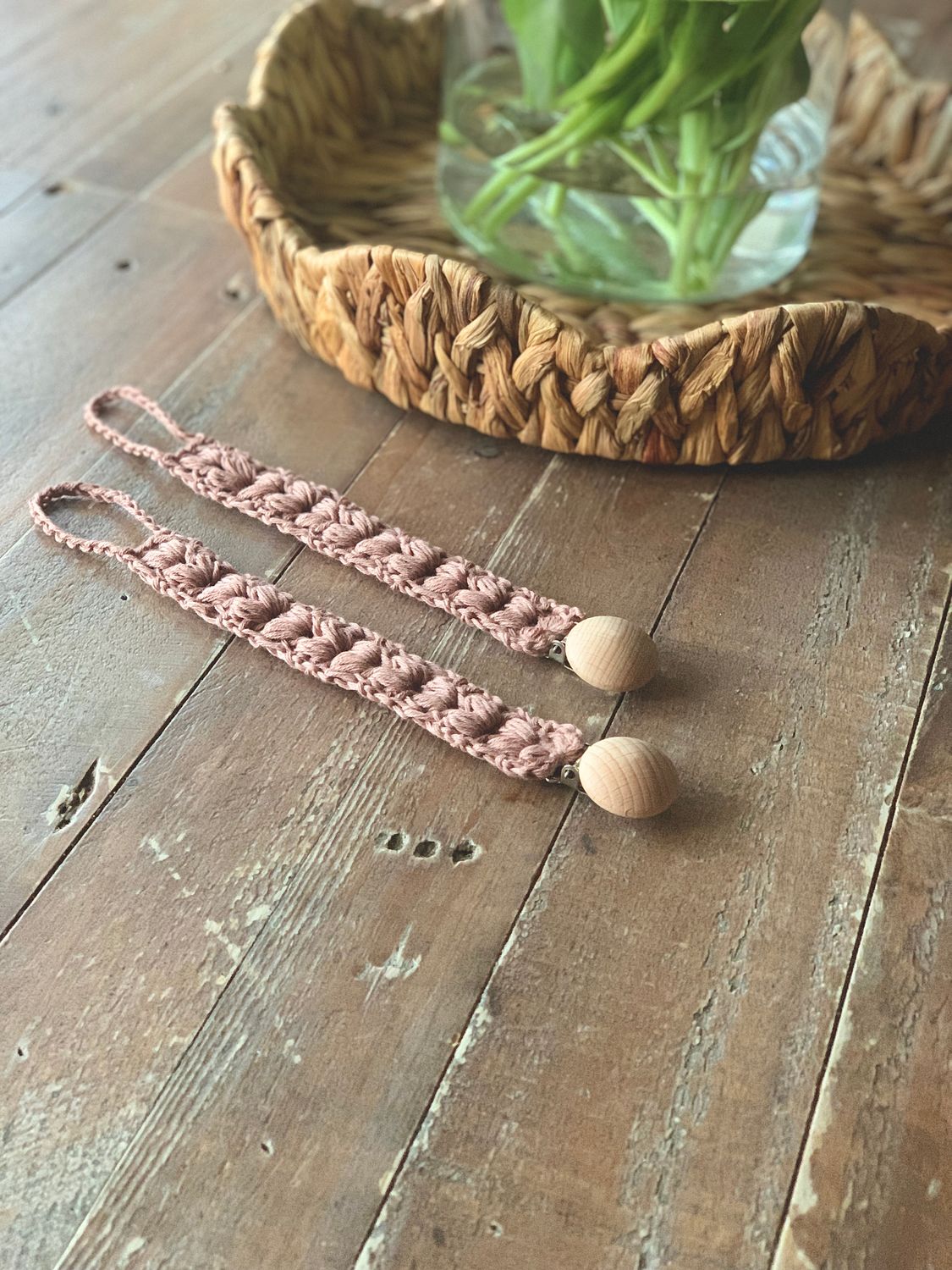 Matching romper soother clip