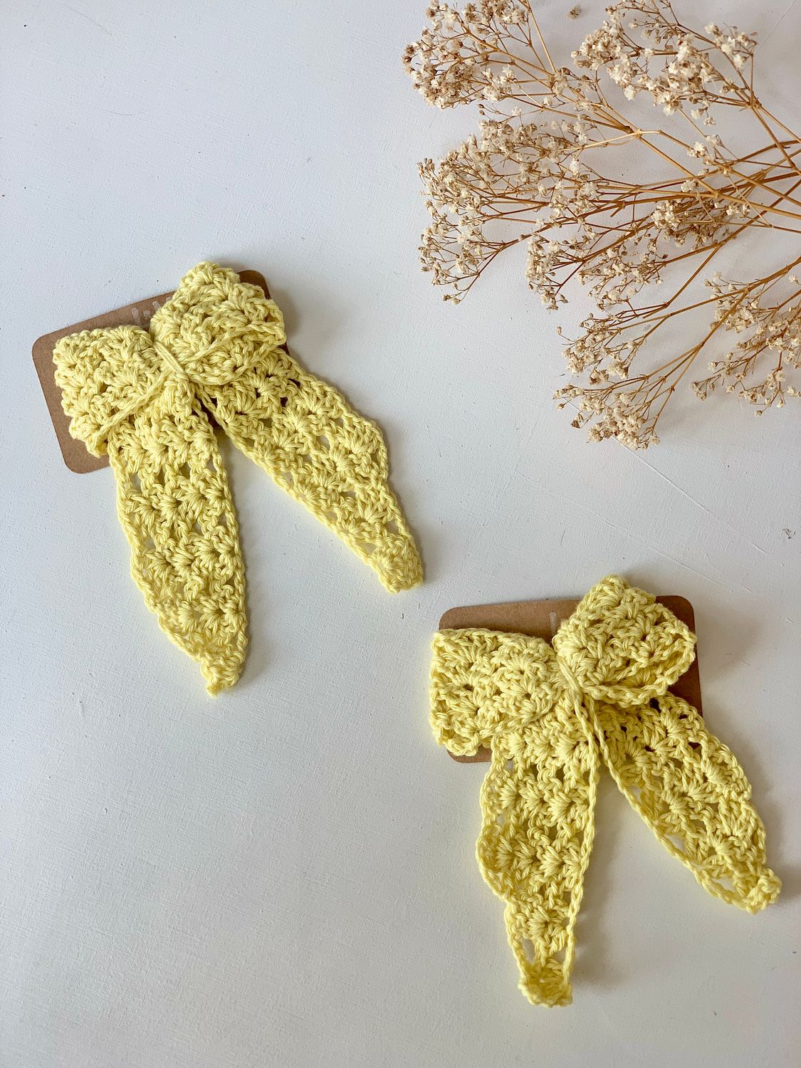 Easter ribbon bow clip