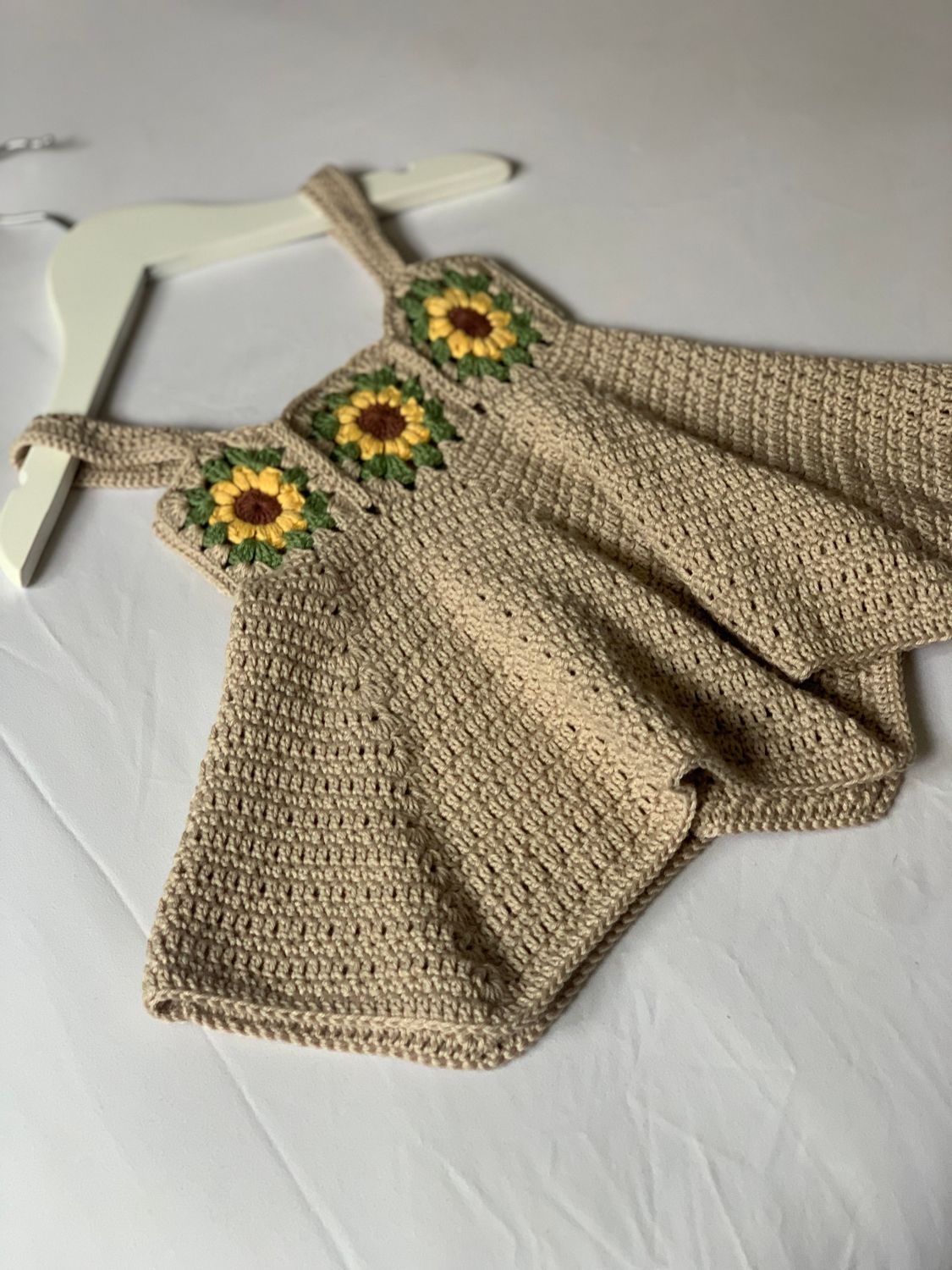 Little girl sunflower sundress