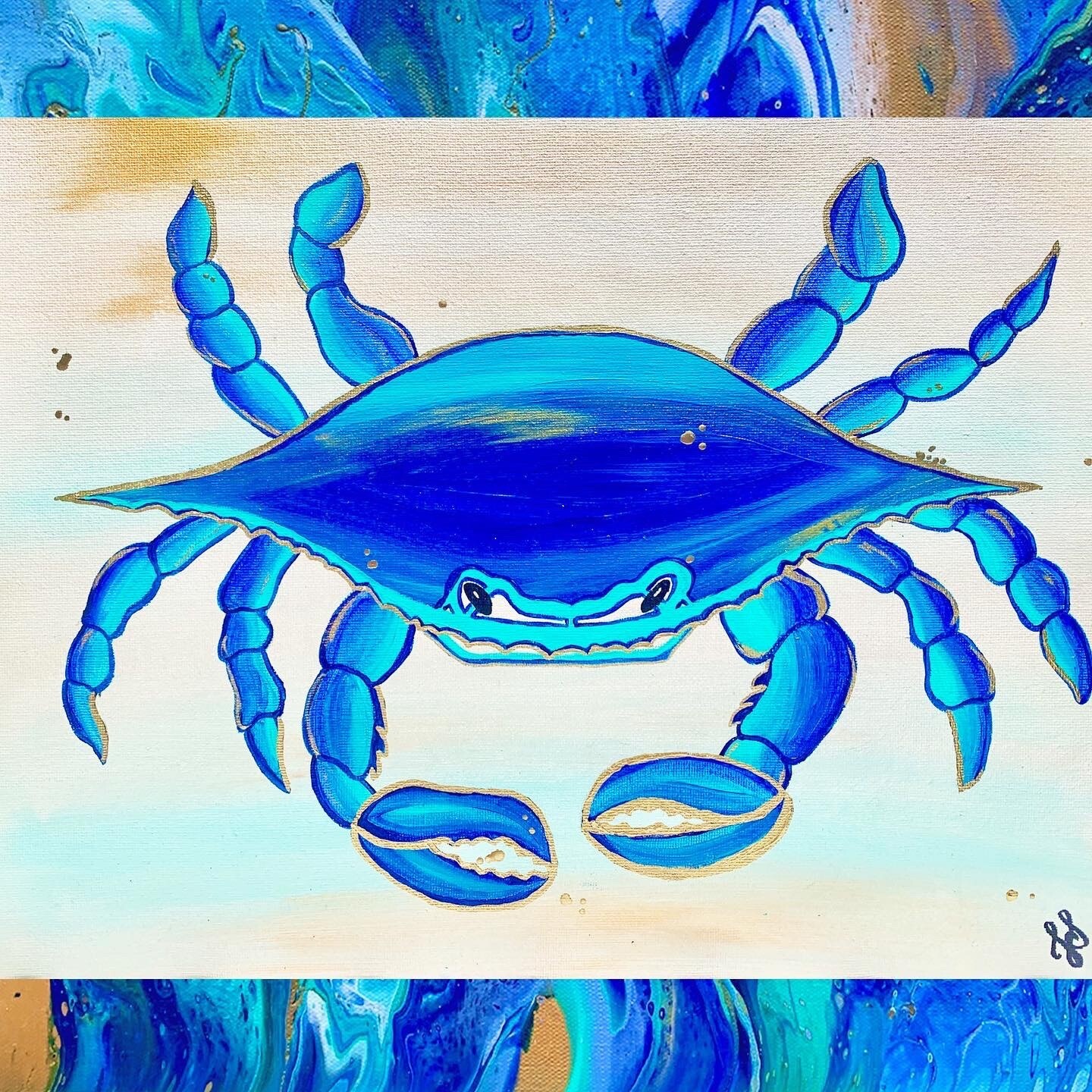 Blue Crab V Original SOLD
