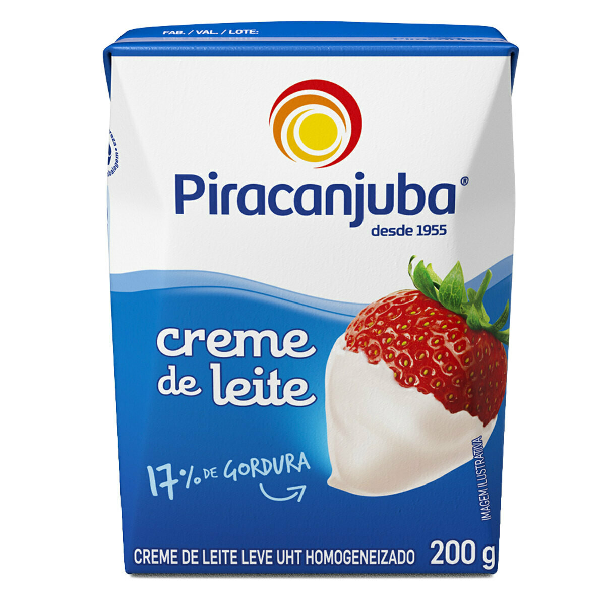 Creme de Leite - Piracanjuba - 200 gramas