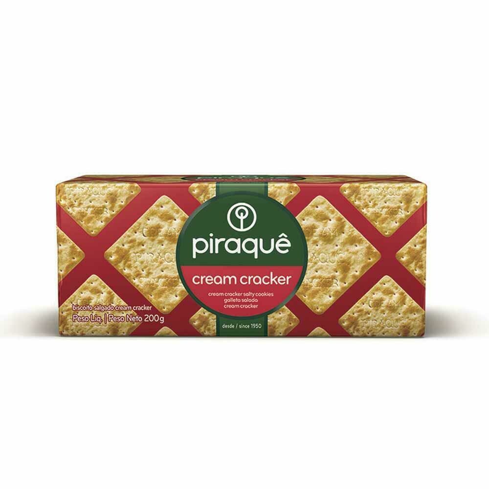 Biscoito Cream Cracker - Piraquê - 200 g