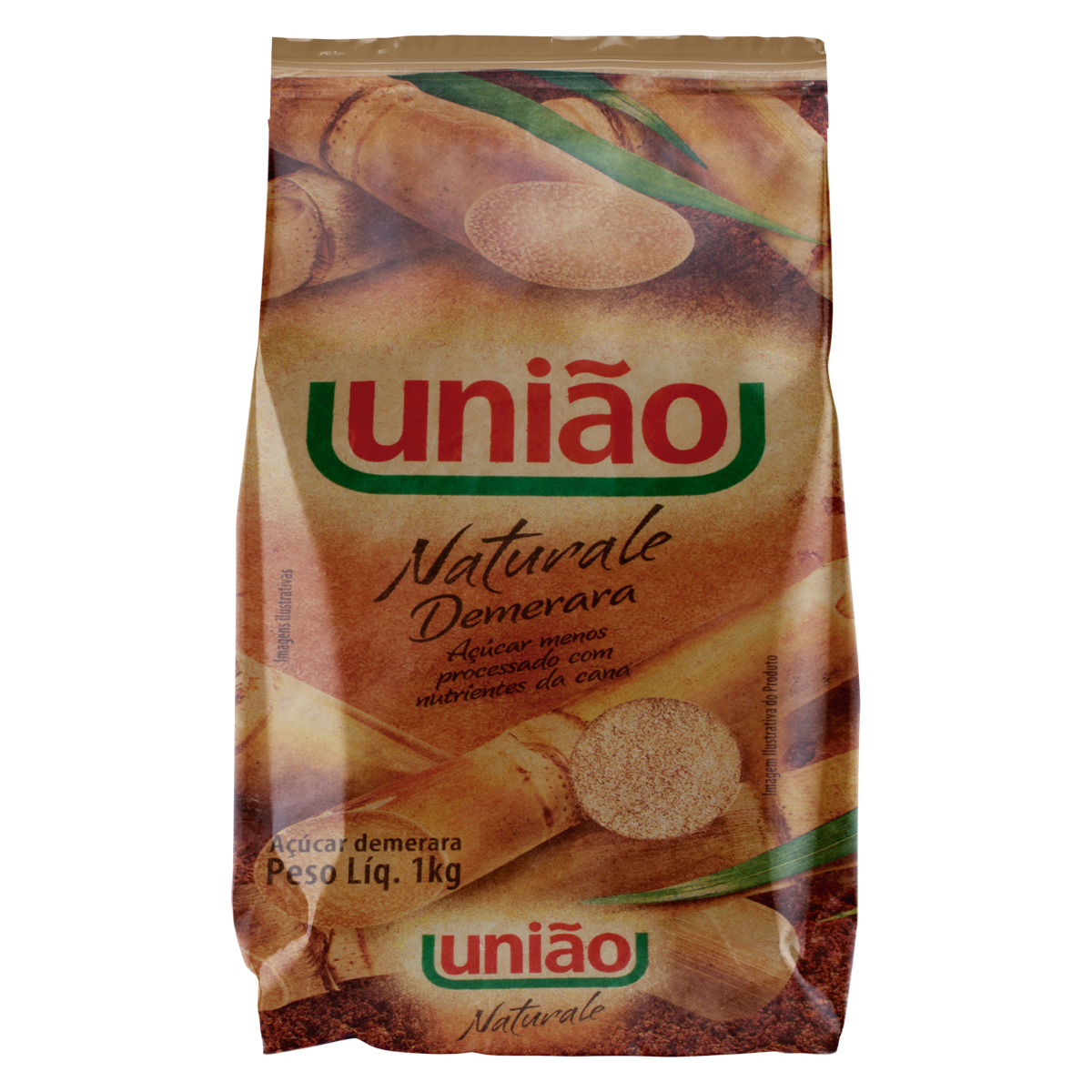 Açucar Demerara - Naturale - União - 1 kg