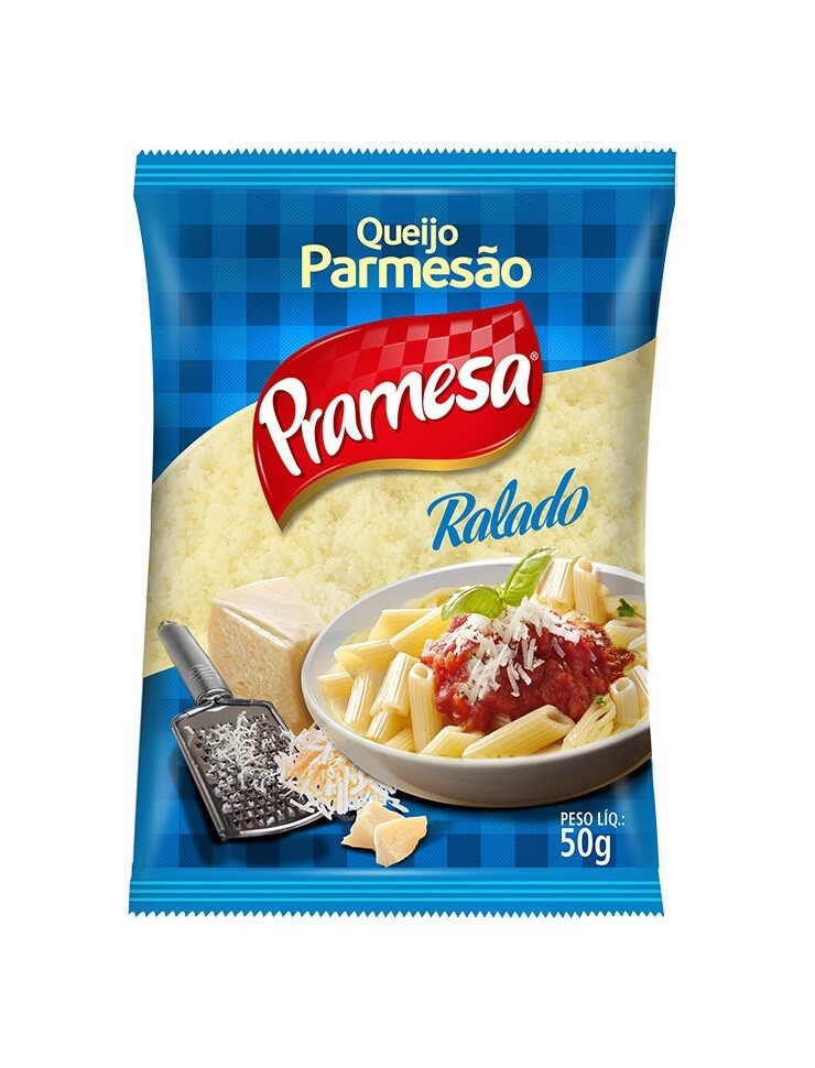 Queijo Parmessão Ralado - Pramesa - 50 g