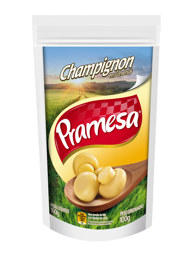 Champignon Inteiro - Pramesa - Conserva - 100g