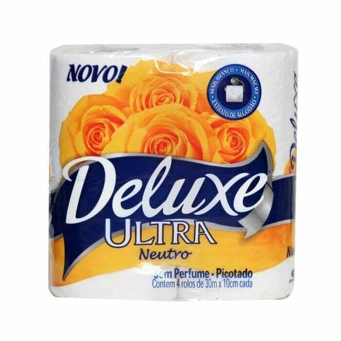 Papel Higiênico - Deluxe Ultra - C/ 4 Rolos